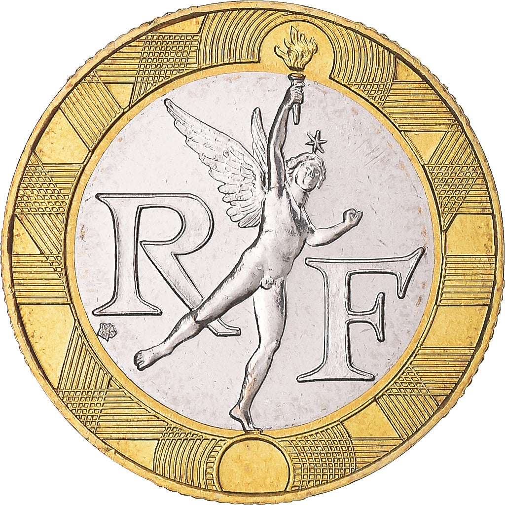 Münze, Frankreich, Génie, 10 Francs, 1998, Paris, BU, STGL, Aluminum-Bronze