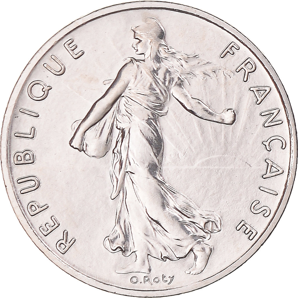 Munten, Frankrijk, Semeuse, 1/2 Franc, 1979, Paris, FDC, Nickel, KM:931.1