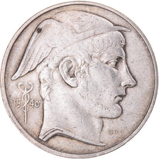 Coin, Belgium, Régence Prince Charles, 50 Francs, 50 Frank, 1948, EF(40-45)