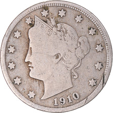 Münze, Vereinigte Staaten, Liberty Nickel, 5 Cents, 1910, U.S. Mint