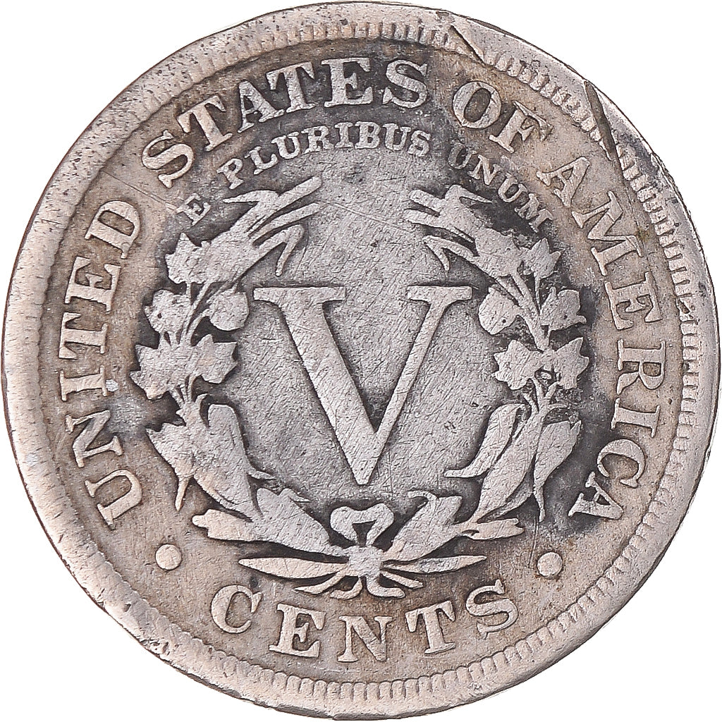 Münze, Vereinigte Staaten, Liberty Nickel, 5 Cents, 1910, U.S. Mint