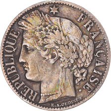 Monnaie, France, Cérès, Franc, 1871, Paris, TB+, Argent, Gadoury:465, KM:822.1