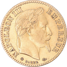 Monnaie, France, Napoleon III, 10 Francs, 1865, Paris, TTB+, Or, Gadoury:1015