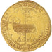 Monnaie, France, Jean II le Bon, Mouton d'or, 1350-1364, Flan large, TTB+, Or