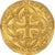 Moeda, França, Jean II le Bon, Franc à cheval, 1350-1364, AU(50-53), Dourado