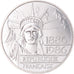 Coin, France, Statue de la Liberté, 100 Francs, 1986, MS(65-70), Silver