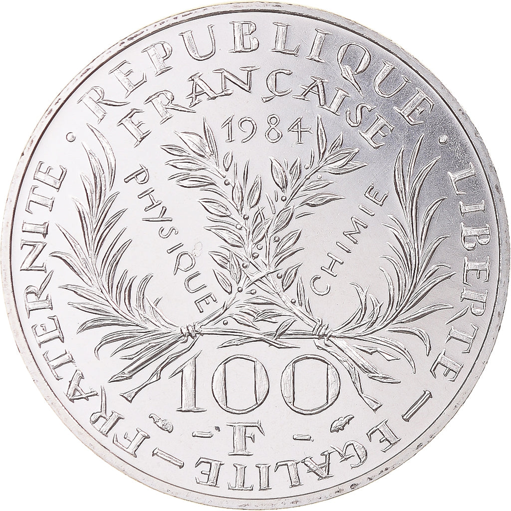 Coin, France, Marie Curie, 100 Francs, 1984, MS(65-70), Silver, KM:955