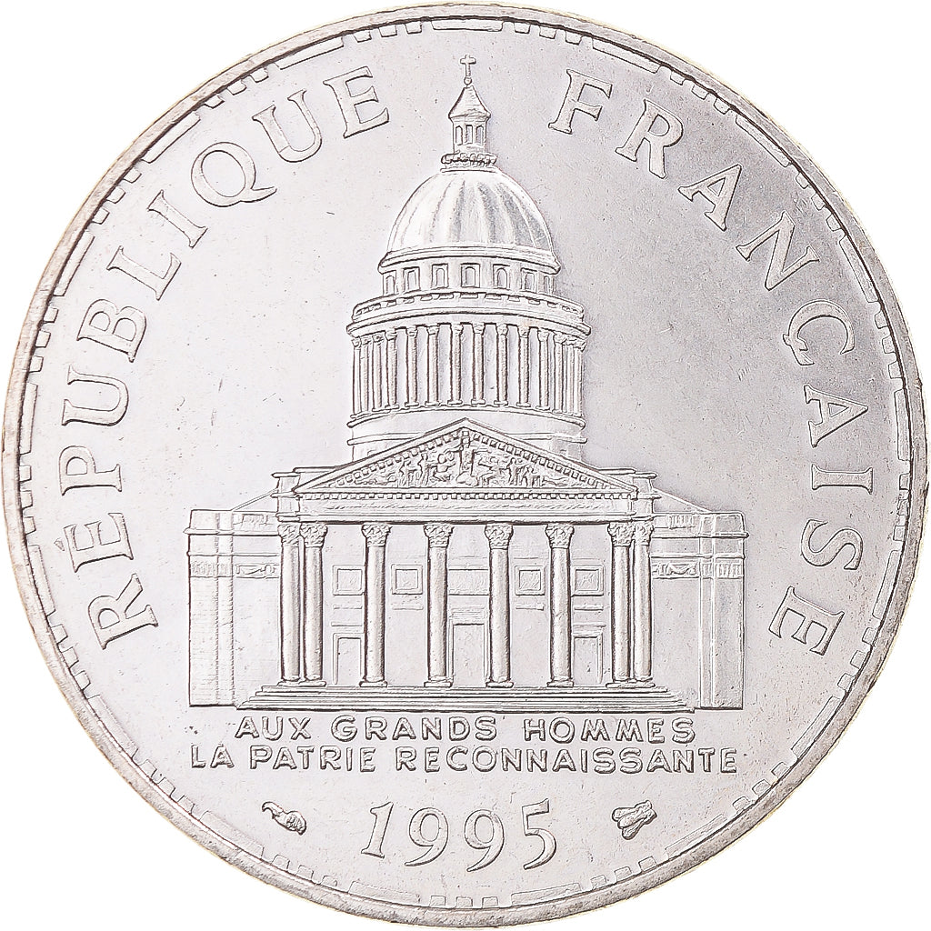 Coin, France, Panthéon, 100 Francs, 1995, Paris, MS(65-70), Silver, KM:951.1