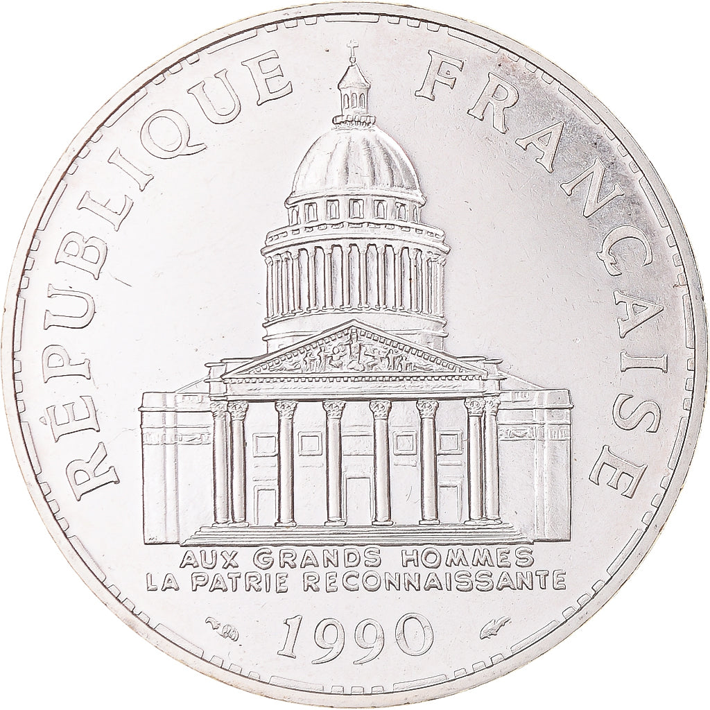 Monnaie, France, Panthéon, 100 Francs, 1990, Paris, FDC, Argent, Gadoury:898
