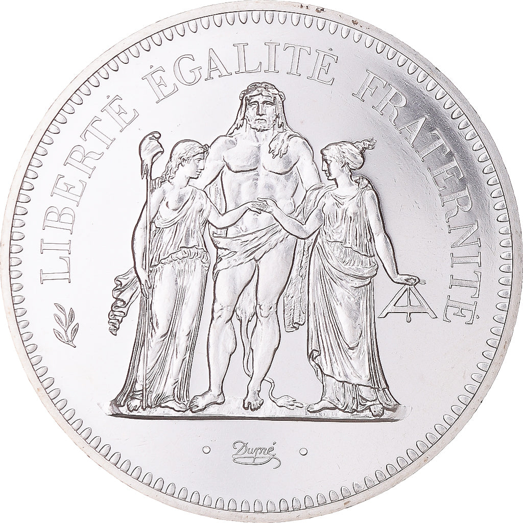 Coin, France, Hercule, 50 Francs, 1978, Paris, UNC, Silver, KM:941.1