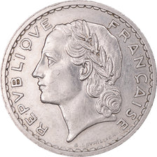 Münze, Frankreich, Lavrillier, 5 Francs, 1936, Paris, Very rare, SS, Nickel