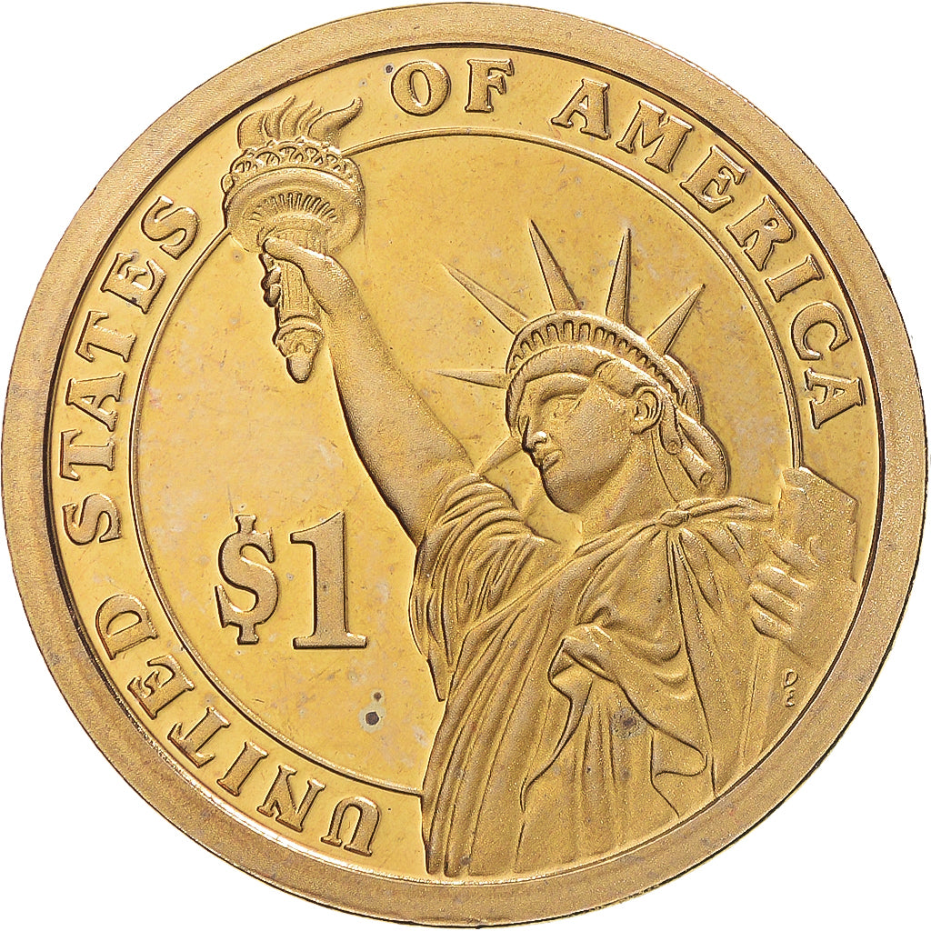 Coin, United States, George Washington, Dollar, 2007, U.S. Mint, San Francisco