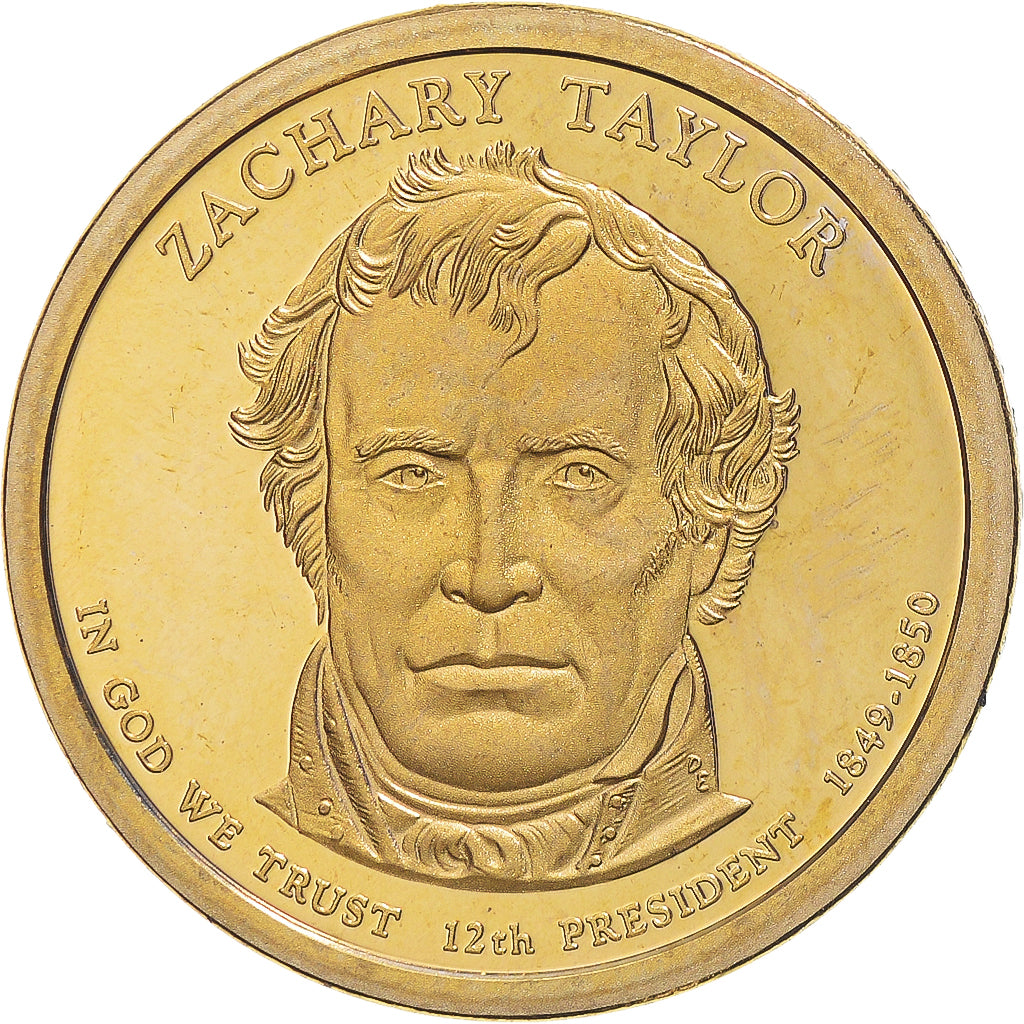 Coin, United States, Zachary Taylor, Dollar, 2009, U.S. Mint, San Francisco