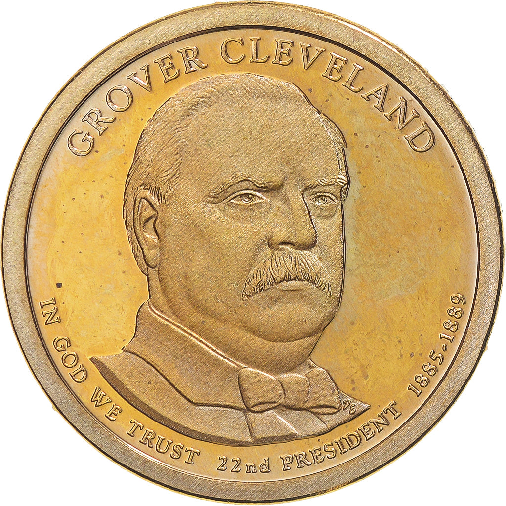 Coin, United States, Grover Cleveland (24th), Dollar, 2012, U.S. Mint, San