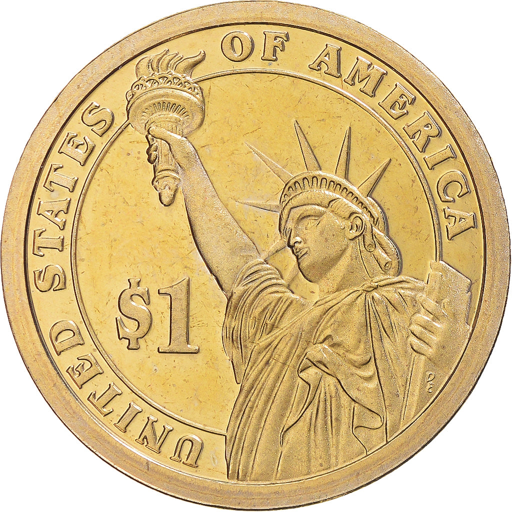 Moneta, USA, William Henry Harrison, Dollar, 2009, U.S. Mint, San Francisco