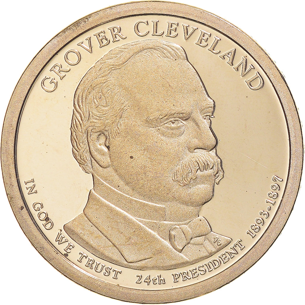 Coin, United States, Grover Cleveland (24th), Dollar, 2012, U.S. Mint, San