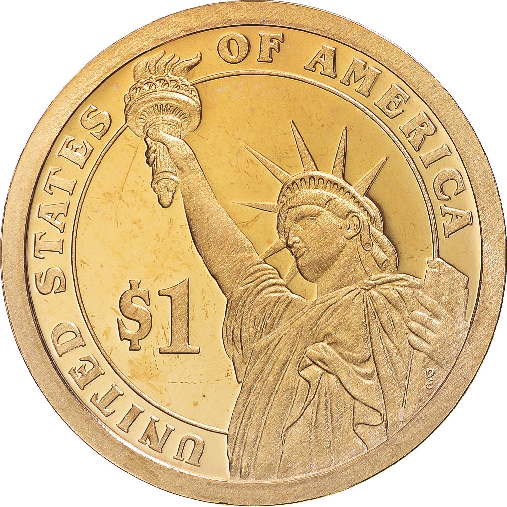 Moneda, Estados Unidos, James Madison, Dollar, 2007, U.S. Mint, San Francisco