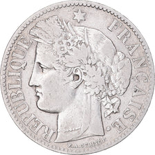 Coin, France, Cérès, 2 Francs, 1887, Paris, VF(30-35), Silver, KM:817.1