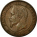 Moneta, Francia, Napoleon III, Napoléon III, 5 Centimes, 1864, Strasbourg