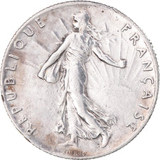 Coin, France, Semeuse, 50 Centimes, 1917, Paris, AU(55-58), Silver, KM:854