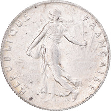 Coin, France, Semeuse, 50 Centimes, 1919, Paris, AU(55-58), Silver, KM:854