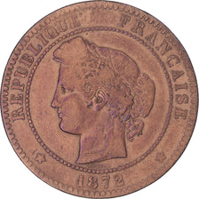 Coin, France, Cérès, 10 Centimes, 1872, Paris, VF(30-35), Bronze, KM:815.1