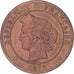 Moneta, Francja, Cérès, 10 Centimes, 1872, Paris, VF(30-35), Brązowy