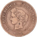 Moneta, Francja, Cérès, 5 Centimes, 1879, Paris, ancre, VF(20-25), Brązowy