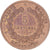 Moneta, Francia, Cérès, 5 Centimes, 1879, Paris, ancre, MB, Bronzo, KM:821.1
