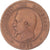 Moneta, Francja, Napoleon III, 10 Centimes, 1855, Strasbourg, ancre, F(12-15)