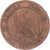 Moeda, França, Napoleon III, 10 Centimes, 1856, Paris, VF(20-25), Bronze