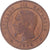 Moneta, Francia, Napoleon III, 10 Centimes, 1856, Bordeaux, MB, Bronzo