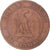 Moneta, Francia, Napoleon III, 10 Centimes, 1856, Rouen, MB, Bronzo, KM:771.2