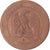 Moeda, França, Napoleon III, 10 Centimes, 1855, Rouen, ancre, F(12-15), Bronze