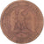 Moneda, Francia, Napoleon III, 10 Centimes, 1854, Bordeaux, BC, Bronce