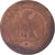 Moeda, França, Napoleon III, 10 Centimes, 1854, Strasbourg, F(12-15), Bronze