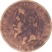 Moneta, Francia, Napoleon III, 5 Centimes, 1864, Strasbourg, MB, Bronzo