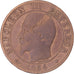 Moneda, Francia, Napoleon III, 5 Centimes, 1856, Strasbourg, BC, Bronce