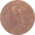 Munten, Frankrijk, Napoleon III, 5 Centimes, 1855, Strasbourg, Chien / Dog, ZG+