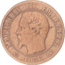 Coin, France, Napoleon III, 5 Centimes, 1856, Lille, F(12-15), Bronze, KM:777.7