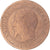 Moneta, Francia, Napoleon III, 5 Centimes, 1855, Marseille, Chien / Dog, B+