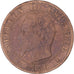 Moneda, Francia, Napoleon III, 5 Centimes, 1856, Strasbourg, BC, Bronce