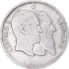 Monnaie, Belgique, Leopold II, Franc, 1880, TB+, Argent, KM:38