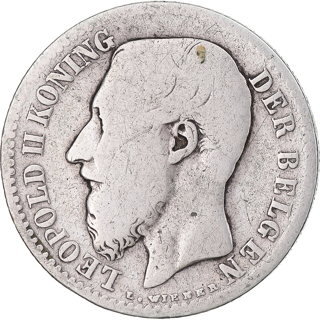 Monnaie, Belgique, Leopold II, Franc, 1886, TB, Argent, KM:29.1