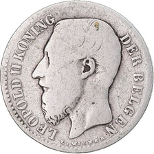 Monnaie, Belgique, Leopold II, Franc, 1886, TB, Argent, KM:29.1