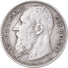 Monnaie, Belgique, Leopold II, Franc, 1904, TTB, Argent, KM:57.1