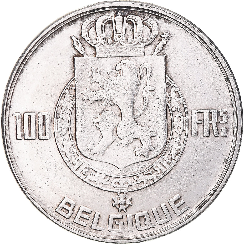 Monnaie, Belgique, Régence Prince Charles, 100 Francs, 100 Frank, 1949, TTB+