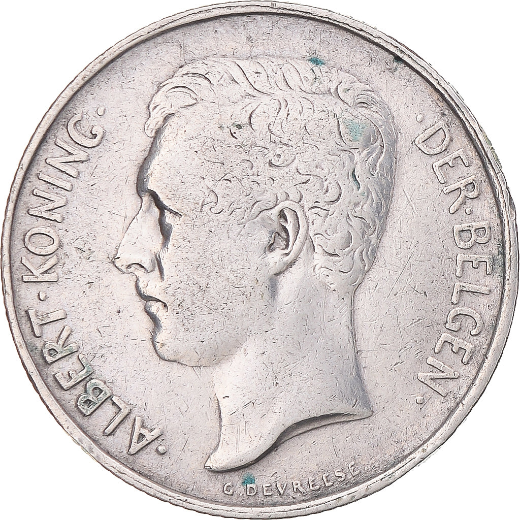Monnaie, Belgique, Albert I, 2 Francs, 2 Frank, 1911, TTB, Argent, KM:75