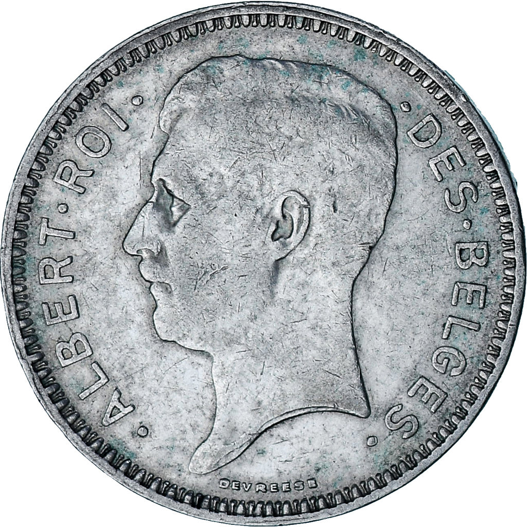 Coin, Belgium, Albert I, 20 Francs, 20 Frank, 1934, Tranche A, EF(40-45)