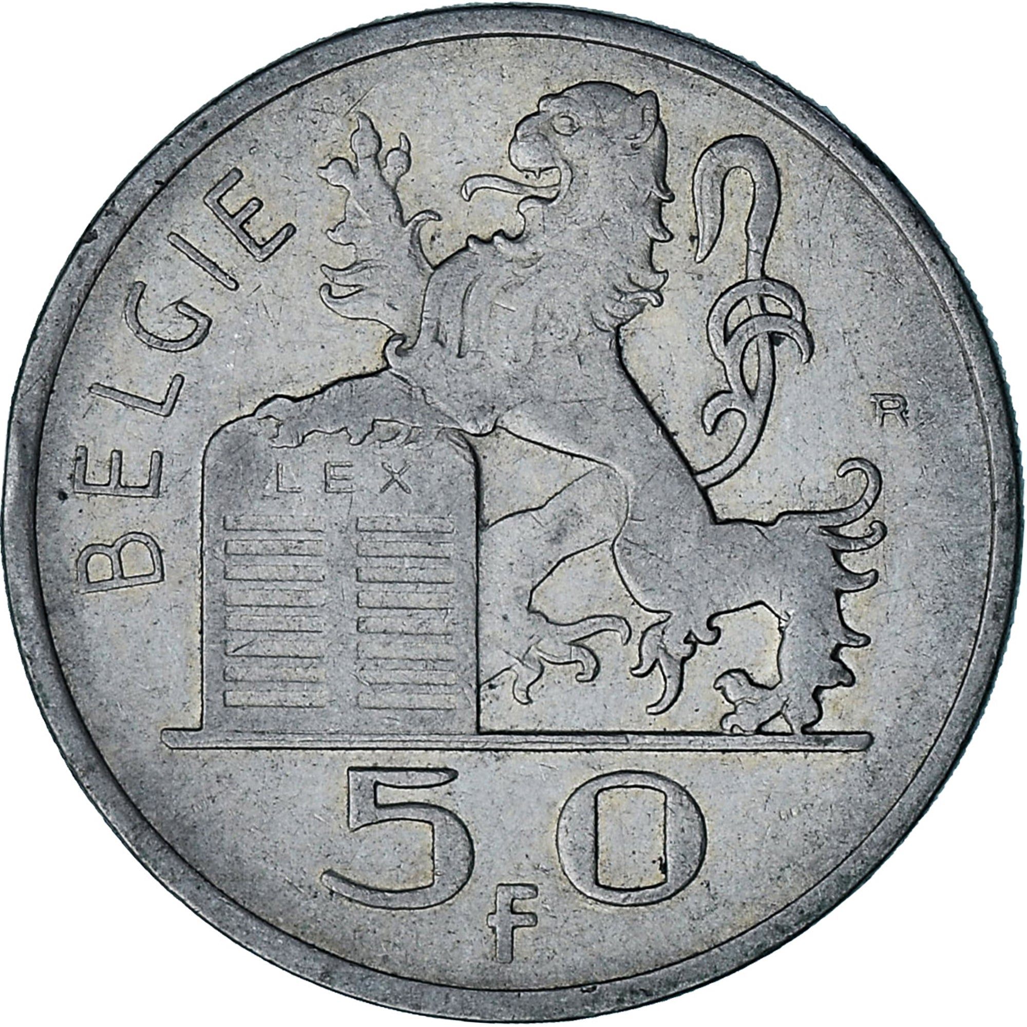 Coin, Belgium, Régence Prince Charles, 50 Francs, 50 Frank, 1948, VF(30-35)